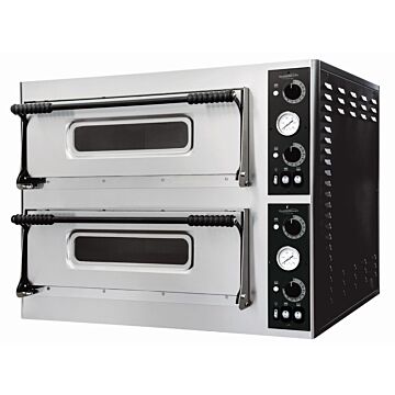 Pizza Oven Combisteel, 12x32cm pizza, 98(b)x75(h)x122(d), 400V/14.4kW
