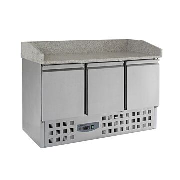 Pizzawerkbank Combisteel, 3x1/1GN, 140(b)x102(h)x70(d), 230V/340W