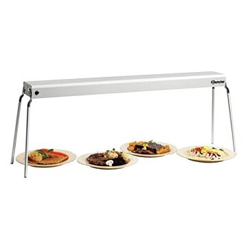 Warmhoudbrug infrarood Bartscher, aluminium, breedte 137cm, 230V/1250W      