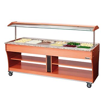 Buffet eiland Bartscher, Bain marie, 215(b)x137(h)x88(d)cm, 230V/2x2000W                                