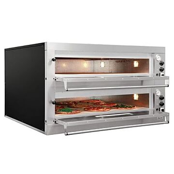 Pizza Oven Bartscher, 18x33cm pizza, 131(b)x76(h) x127(d), 400V/24kW