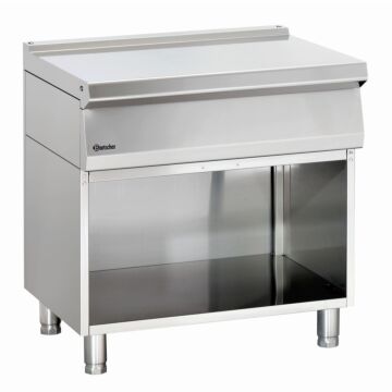 Werkelement Bartscher, RVS,  open onderbouw,  80(b)x85(h)x70(d)