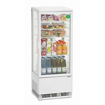 Koelvitrine Bartscher, 4 roosters, mini, 98L, 43(b)x110(h)x38(d), 230V/180W