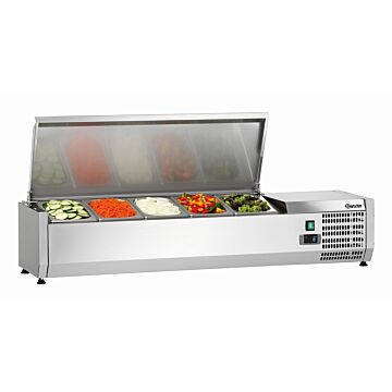 Opzetkoelvitrine Bartscher, 5x1/4GN, 120 cm(b), 230V/166W