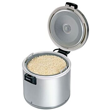 Rijstverwarmer Bartscher, 8,5kg rijst ongekookt, 230V/0,11kW, incl roerspatel en opscheplepel