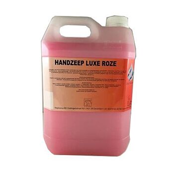 Zuiver handzeep luxe roze 5ltr kan, 2x5 liter