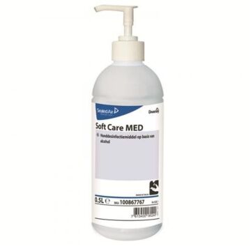Handalcohol Soft Care MED E H5 gel 500ml m. pomp, 6 flacons