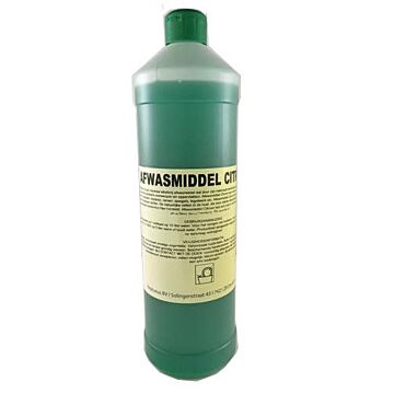 Zuiver afwasmiddel citroen 1ltr flacons (12 flacons)