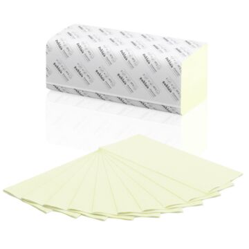 Handdoek Satino PT3 V-vouw tissue groen 2-laags 24x23cm