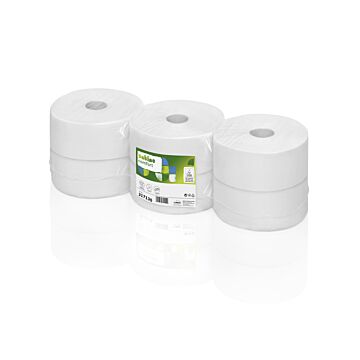 Toiletpapier Satino JT2 jumbo tissue 2-laags wit 380m 317130