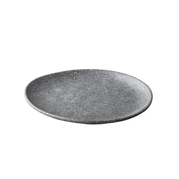 Pebble grey organisch Bord 26,5 cm, doos van 12 stuks