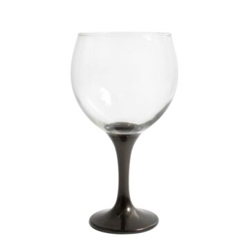 Gin & Tonic glas zwart 645 ml, doos van 6 stuks