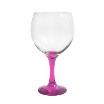 Gin & Tonic glas roze 645 ml, doos van 6 stuks