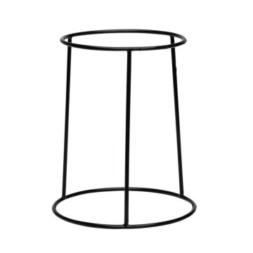 Buffetverhoger anti-slip zwart 25x21x20, doos van 6 stuks