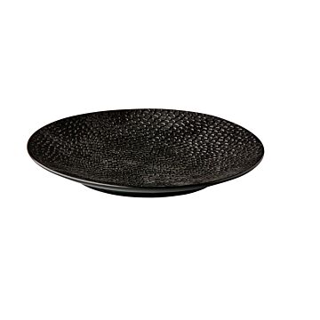 Coupe bord Honeycomb zwart 16 cm, doos van 6 stuks