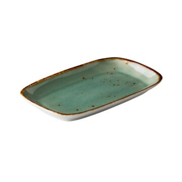 Rechthoekig bord reactive blue 24,7 x 15,4 cm, doos van 3 stuks