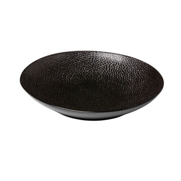 Coupe pastabord Honeycomb Black 25,5 cm, doos van 3 stuks