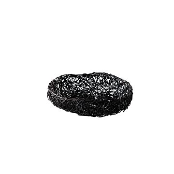 Draadmand zwart Ø20 cm, doos van 1 stuk