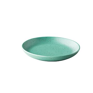 Tinto diep rond bord mat groen 26,5 cm, doos van 6 stuks