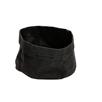 Broodmand papier wasbaar zwart 18 x 18 x 15