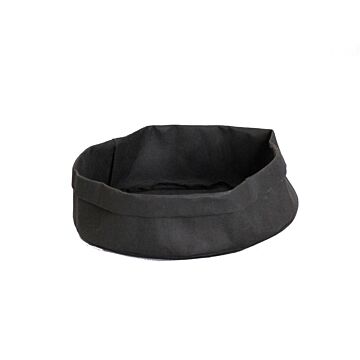 Broodmand papier wasbaar zwart 27 x 27 x 12