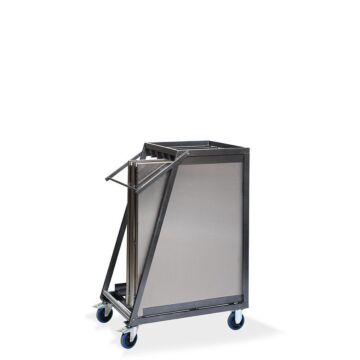 Trolley voor invouwbare werktafels, H 113 cm - L 88 cm - B 65 cm