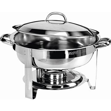 Chafing Dish Saro, model CARLA, rond, RVS, 4L, Ø34x25(h)cm, compleet