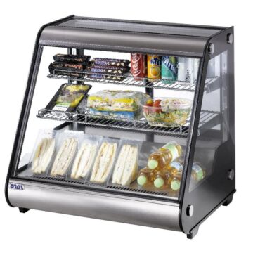 Opzetkoelvitrine Saro, 2 roosters, 120L, 70(b)x68(h)x58(d), 230V/175W