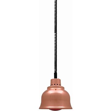Warmhoudlamp Saro, koper, 230V/250W, incl lamp              
