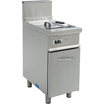 Friteuse Saro, gas, RVS, 17L, 40(b)x85(h)x70(d), 16.5kW