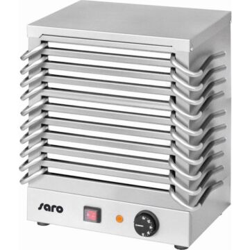 Rechaud Saro, RVS, 10 platen, 36,5(b)x44(h)x24,5(d)cm      