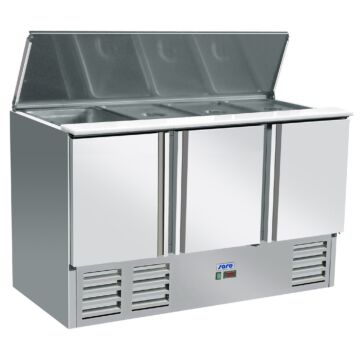 Saladette Saro, RVS, 4x1/1GN, 137(b)x85(h)x70(d), 230V/230W