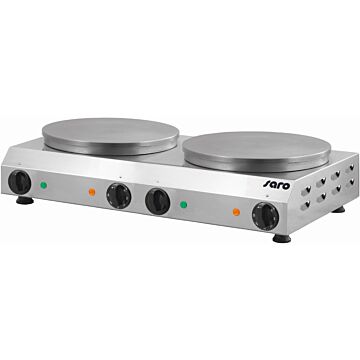 Crepe maker Saro, 2x 35 CM Ø, 76(B) x 43(D) x 17(H), 2x230V/2,4 kW