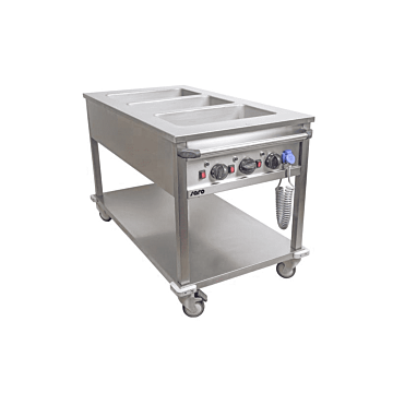 Saro Bain Marie Trolley model BT-2, 90(B)x70(D)x85(H)cm, 230V/2000W