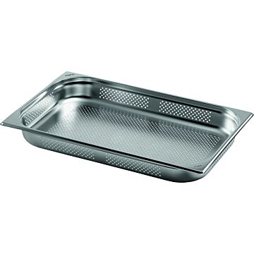 Saro BASIC LINE GN-bak 1/1 GN geperforeerd Diepte 100 mm, 53(B)x32,5(D)x10(H)cm