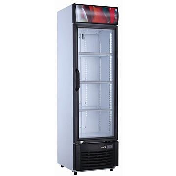 Saro Flessenkoeler met glasdeur Model GTK 282 M, 53(B)x59(D)x184,5(H)cm, 230V/225W