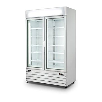 Saro Vrieskast met ventilator koeling 2 glasdeuren Model D 800, 122(B)x69,3(D)x200,8(H)cm, 230V/1150W