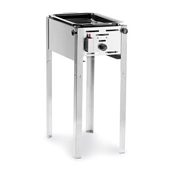 Hendi Grill-Master Mini, Verchroomd;RVS, Zilver, 54(b)x34(d)x84(h)cm, 154700