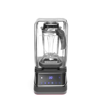 Hendi Digitale blender met geluiddempende kap, 2,5L, Zwart, 25,8(b)x25,2(d)x54,7(h)cm, 230695