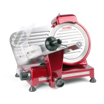 Hendi Snijmachine Profi Line 220 rode uitvoering, Aluminium;RVS, Rood, 42(b)x44(d)x35(h)cm, 970294