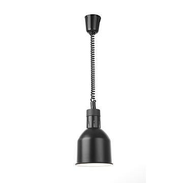 Hendi Warmtelamp verstelbaar cilindrisch, Aluminium, Zwart, 17,5øx25(h)cm, 273852