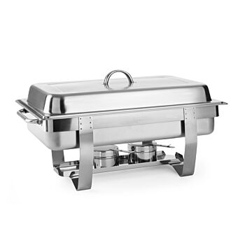 Hendi Chafing dish Gastronorm 1/1, RVS;RVS, 38,5(b)x58,5(d)x31,5(h)cm, 471005