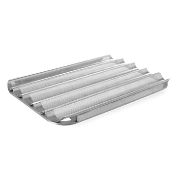 Hendi Tray voor stokbrood, Aluminium, Zilver, 40(b)x60(d)cm, 808238