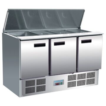 Saladette Polar, RVS, 3x1/1GN, 137(b)x86(h)x70(d), 230V/250W