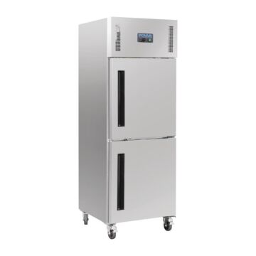 Polar G-serie Gastro 1-deurs koeling met gedeelde deur 600L, 201(h) x 68(b) x 80(d)cm, 230V