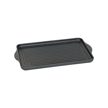 Eurolux Premium Grillplaat 43 x 28 x 2,5 cm, geribbeld