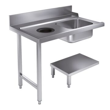AANVOERTAFEL BODEMSCHAP MET AFVALGAT 1200 LINKS TBV 7280.0045-0046