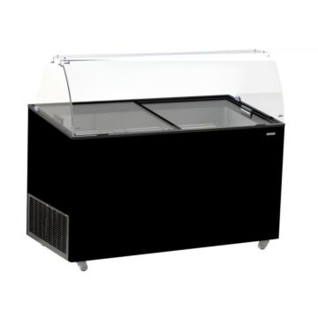 SCHEPIJSVITRINE TENERIFE ZWART 10X5 LTR