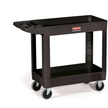 Kar met opstaande rand S, Rubbermaid - zwart