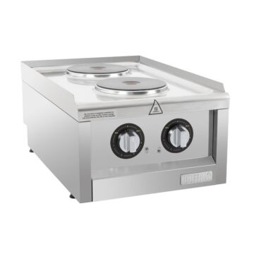 Buffalo 600-Serie Elektrische Kookplaat Met 2 Kookzones